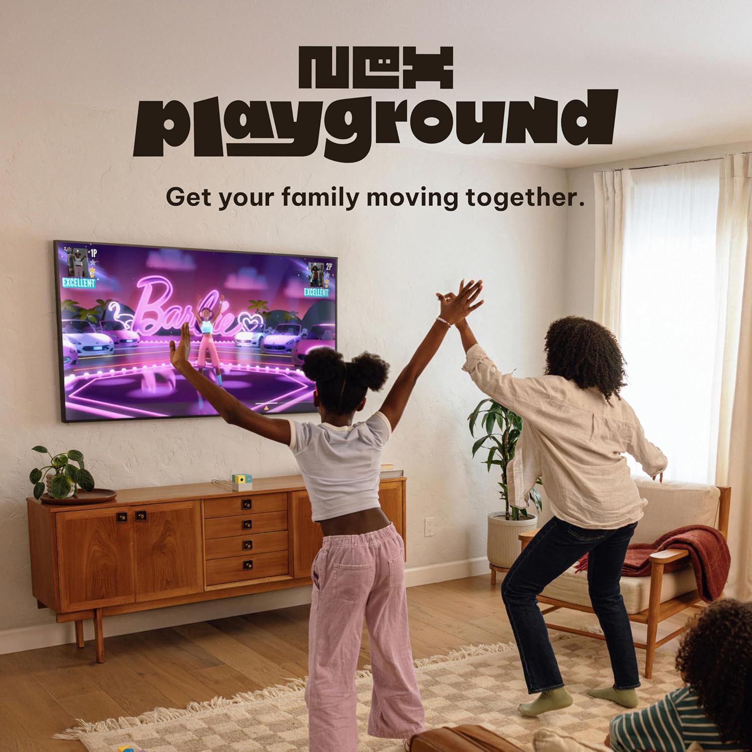 The Active Play System for Kids & Families Where Indoor Physical Activity Meets Interactive Family Fun and is Great for Gaming Nights, Parties and Playdates
