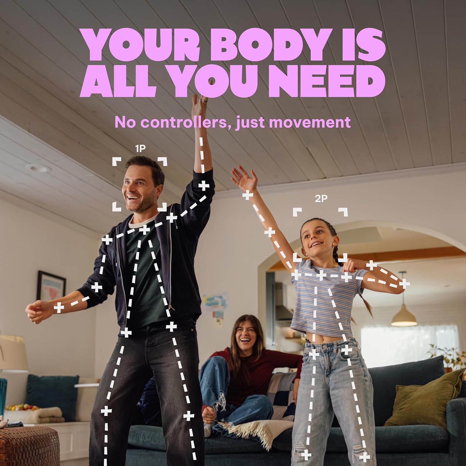 The Active Play System for Kids & Families Where Indoor Physical Activity Meets Interactive Family Fun and is Great for Gaming Nights, Parties and Playdates